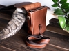 Túi đeo chéo messenger đơn giản, túi nam dáng đứng, nắp gài đai phong cách cổ điển Manuk Leather