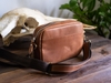 Túi đeo chéo nam đơn giản. Túi da nam đeo chéo Messenger basic Manuk Leather 7in