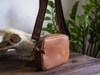 Túi đeo chéo nam đơn giản. Túi da nam đeo chéo Messenger basic Manuk Leather 7in