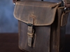 Túi đeo chéo da bò nam Messenger bag basic
