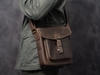 Túi đeo chéo da bò nam Messenger bag basic