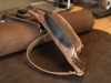 Túi đeo chéo Manuk Rus nâu đen, túi đeo chéo nam Manuk Leather
