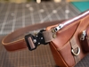 Túi đeo bụng, túi bao tử da bò sáp, túi đeo hông cổ điển nâu đỏ Fanny pack vintage bag Manuk Leather