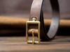 Thắt lưng BF4S 2.8cm bản nhỏ| Khoá đồng thau nguyên chất Solid Brass | Da bò nguyên miếng tặng đinh đục