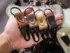 Móc khoá da khoen thường - keychain Manuk leather strap