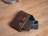 Túi đeo hông bằng da thật đựng điện thoại, bao da đeo thắt lưng mẫu ngang Manuk Leather