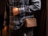 Túi đeo hông bằng da thật đựng điện thoại, bao da đeo thắt lưng mẫu ngang Manuk Leather