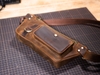 Túi đeo bụng, túi bao tử da bò sáp, túi đeo hông cổ điển Fanny pack vintage bag Manuk Leather