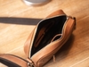 Túi đeo chéo nam đơn giản. Túi da nam đeo chéo Messenger basic Manuk Leather 7in