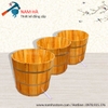 bồn tắm gỗ dáng tròn giá rẻ