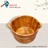 chậu gỗ ngâm chân pomu cao cấp
