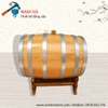 Thùng rượu gỗ sồi 100 lít Vòi Crom