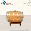 Thùng rượu gỗ sồi 20 lít Vòi Crom