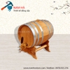 Thùng rượu gỗ sồi 20 lít Vòi Crom