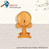 Thùng gỗ sồi cao cấp có chân giá