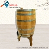 Thùng rượu gỗ sồi 50 Lít dáng dứng