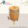 Thùng gỗ sồi ngâm hóa quả dáng đứng