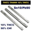Thiếc Thanh Sn10Pb90 Thiếc 10 Chì 90 Hàn Ống Đồng Kim Loại Mối Hàn To Nóng Chảy 300 Độ C