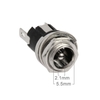 Jack DC Tròn Kim Loại 5.5x2.1mm