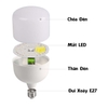 Bóng Đèn Led 220V Tiết Kiệm Điện Đui Xoáy