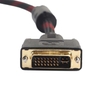 Cáp DVI Bọc Dù Dài 1,5m Chuẩn DVI-D (24+1) Truyền Tín Hiệu Màn Hình, Tivi