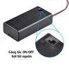 Đế Pin AAA Nối Tiếp Có Nắp Và Công Tắc