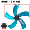 Cánh Quạt 5 Cánh Lá Nhôm Trục 8mm Thay Thế Quạt Bàn, Quạt Treo Tường