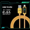 Cáp Sạc Truyền Dữ Liệu WEKOME USB to Lightning PD 20W Có Hiển Thị Công Suất Sạc
