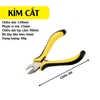 Kìm Mini TSI Sắc Bén 4.5 inch Vàng Đen Mũi Chéo Nhọn Cắt Bấm Bóp Dài 127mm Nặng 90g