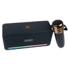 Loa Karaoke bluetooth A2203 không dây công suất lớn kèm mic đèn và đèn led nháy theo nhạc