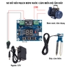 Bộ DIY-365-Bộ Bơm Nước Tưới Cây Tự Động XH-M214 Cảm Biến Đo Độ Ẩm Đất Có Màn Hình Hiển Thị