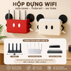 Kệ Treo Tường Đa Năng Dán Tường 2 Mặt Không Cần Khoan – Giá Đỡ WiFi, Ổ Điện, Remote