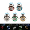 Nút Nhấn Nhả Có Đèn Màu Xanh Dương Chống Nước 12V 16mm