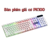 Bàn Phím Máy Tính Gaming Giả Cơ PK100 Có Dây Nút Tròn Led RGB