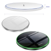 Đế Sạc Nhanh Không Dây TML Led Viền Tráng Gương Sạc Nhanh QI 20W Đường Kính 10CM
