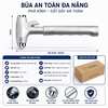 Búa Thoát Hiểm Thép KTC Màu Bạc Phá Kính Xe Ô TÔ Nặng 300G Kích Thước 2x8x12CM