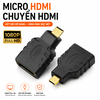 BỘ CHUYỂN ĐỔI MICRO HDMI + MINI HDMI SANG HDMI - ADAPTER 2 TRONG 1 KẾT NỐI MÁY ẢNH, MÁY QUAY, LAPTOP