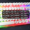 Bàn Phím Máy Tính Gaming Giả Cơ PK100 Có Dây Nút Tròn Led RGB