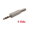 Đầu Jack Audio 3.5mm Mạ Kẽm