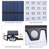 Đèn Sân Vườn 126 LED Năng Lượng Mặt Trời Có Cảm Biến Chuyển Động