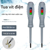 Bút Thử Điện Cảm Ứng – Tuốc Nơ Vít Thử Điện Thông Minh, Báo Đèn Đỏ Xanh, An Toàn