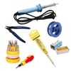 Bộ Sửa Chửa Điện Dân Dụng Cao Cấp (Gồm 1 Tay Hàn Nhiệt Soldering Iron 40W, 1 Bộ Tô Vít Hộp Tròn Đa Năng 31 Đầu, 1 Bút Thử Điện, 1 Kìm Cắt Chân Linh Kiện Plato, 1 Cuộn Thiếc Hàn Nhỏ OK 63/37, 1 Nhựa Thông Hộp)