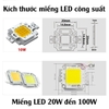 Led Công Suất Siêu Sáng Led Công Suất Cao COB 10W Đến 500W Điện Áp Từ 12V-36VDC