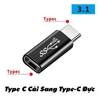 Đầu Chuyển Đổi Type-C Các Loại Hỗ Trợ Sạc Và Truyền Dữ Liệu 3.1