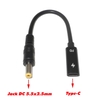 Cáp Chuyển Type-C sang Jack DC 5.5x2.5mm Chuẩn sạc PD 65W
