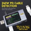 USB Tester Đo Điện Áp Và Dòng Điện FNIRSI FNB58 Type-C Đa Chức Năng Kiểm Tra Sạc Nhanh QC PD