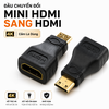 BỘ CHUYỂN ĐỔI MICRO HDMI + MINI HDMI SANG HDMI - ADAPTER 2 TRONG 1 KẾT NỐI MÁY ẢNH, MÁY QUAY, LAPTOP