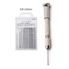 Máy Khoan Mini Cầm Tay Kèm 10 Mũi Khoan Xoắn 0.8-3.0mm Chuyên Dụng Làm Đồ Trang Sức