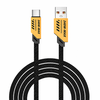 Cáp Sạc Nhanh USB Sang Type-C / Lightning / Micro USB 240W MAX Dây Dù Bọc Lưới Siêu Bền