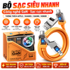 Bộ Sạc Nhanh Storm Flash 30W Kèm Quạt RGB – Củ Sạc USB-C PD3.0, 3 Cổng USB-C/USB-A
